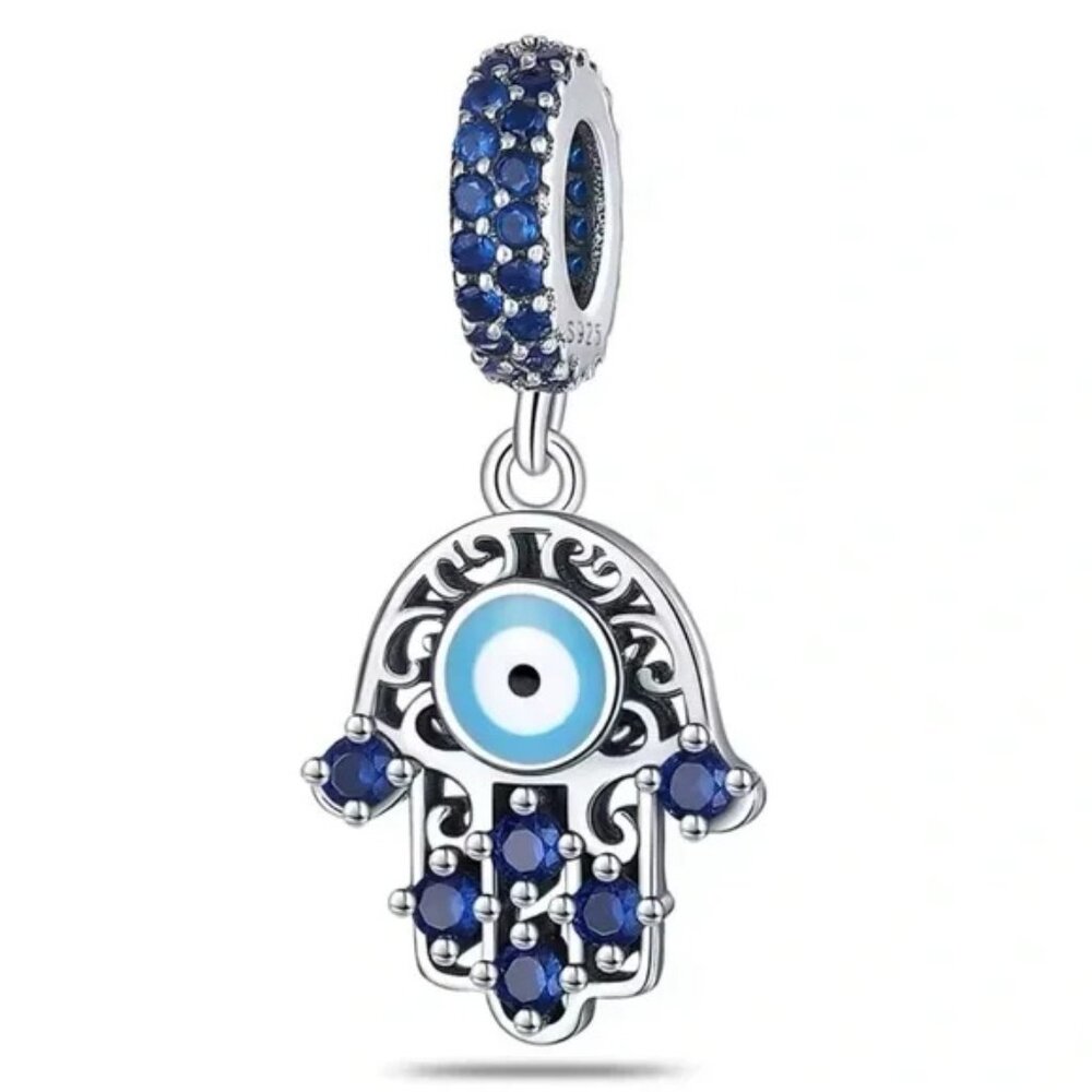 Dazzling Hamsa Dangle Charm (One) - image 1